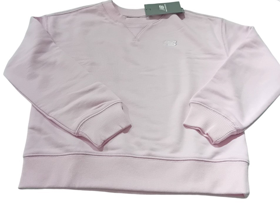 Brush Back Logo Crew New Balance - Child di Aurora Zonno