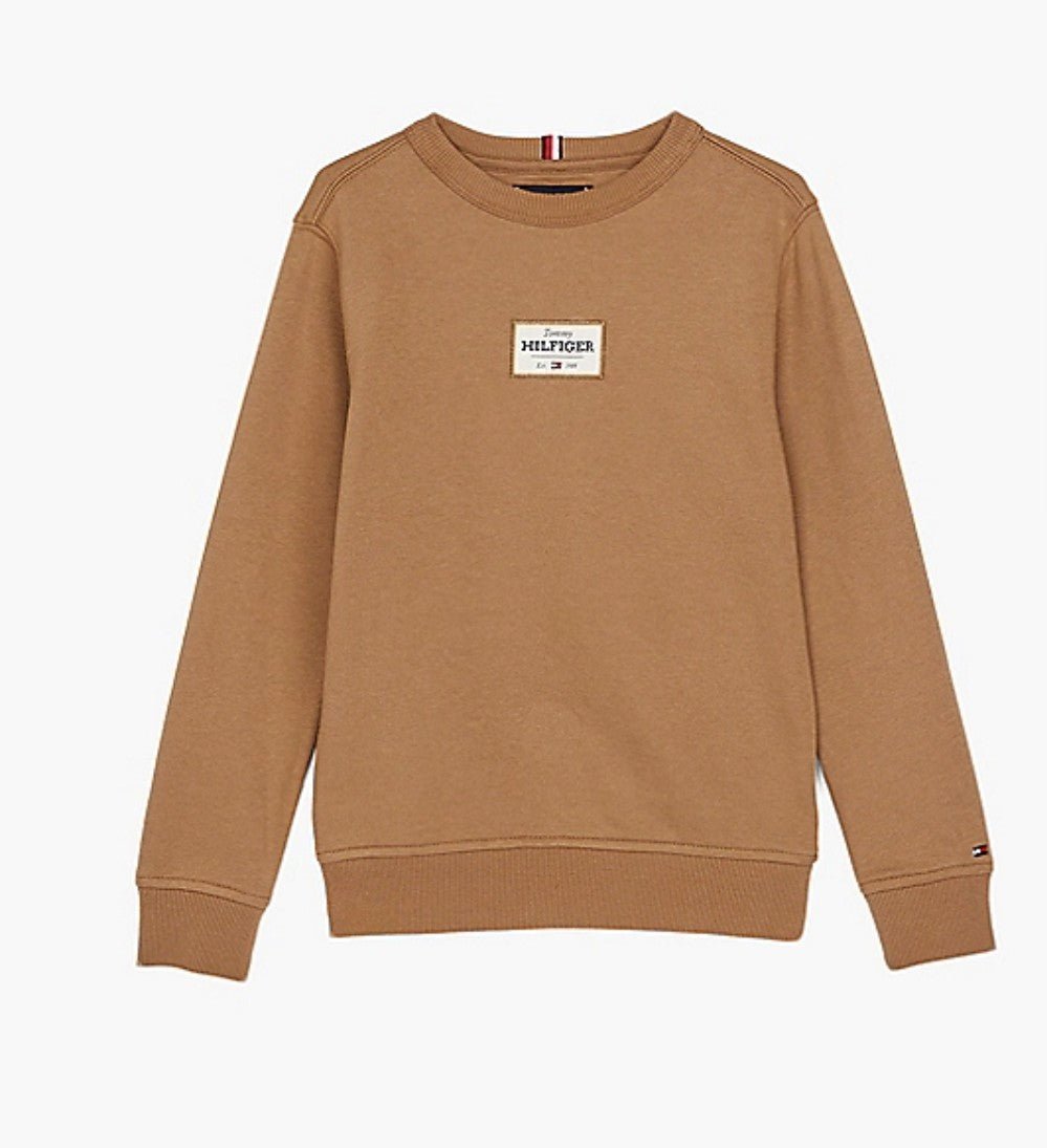 Felpa beige Tommy Hilfiger - Child di Aurora Zonno
