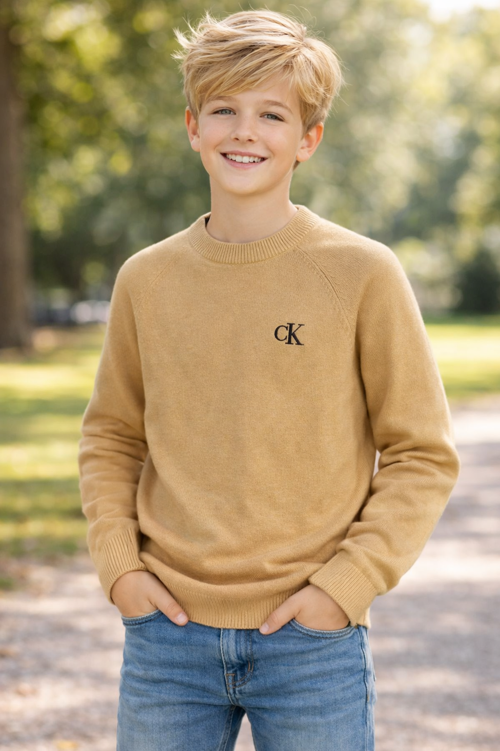 Maglioncino beige Calvin Klein