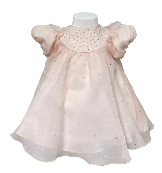Abito Battesimo Petit rosa