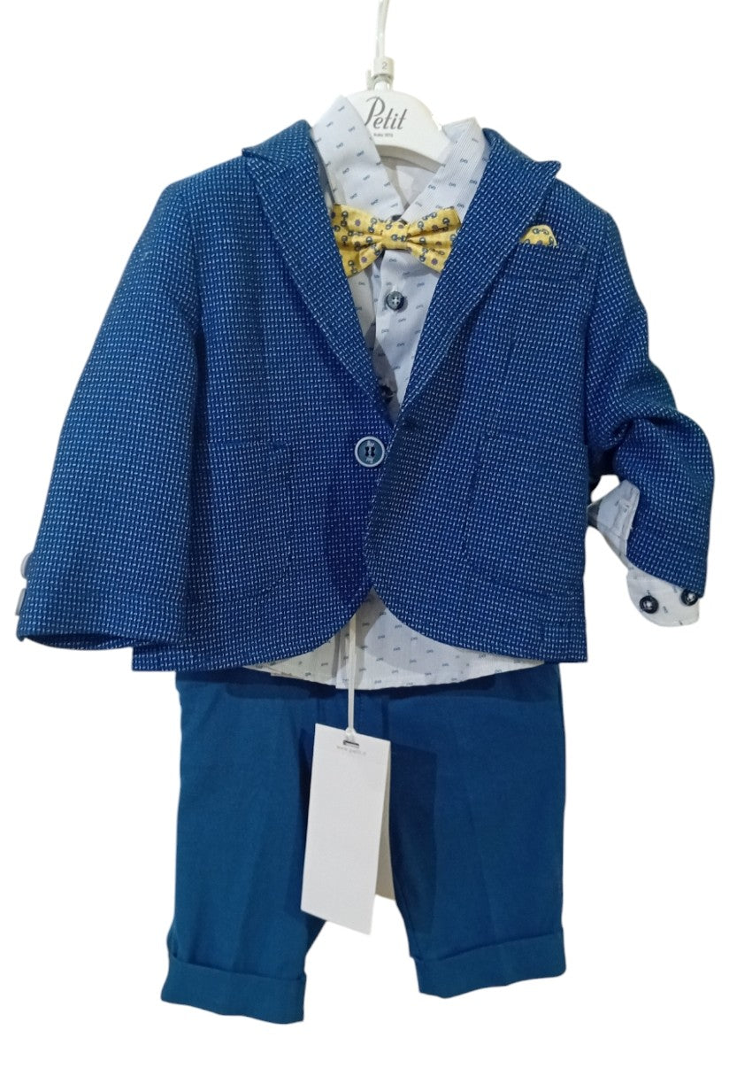 Vestito Battesimo Petit papillon giallo