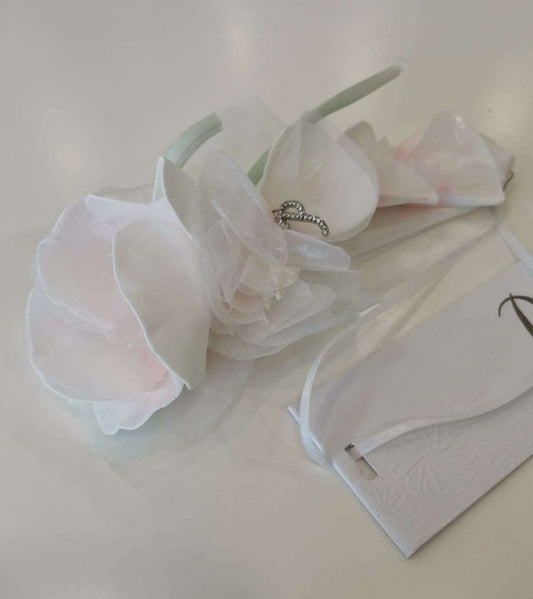 Fascia Petit Battesimo con orchidee