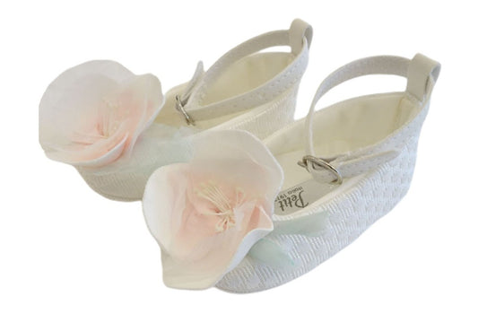 Scarpette Petit bimba con orchidea