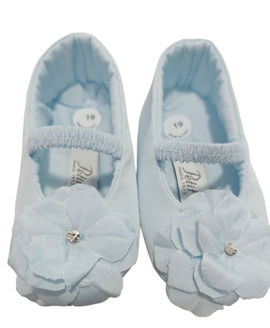 Scarpette Petit bimba celesti