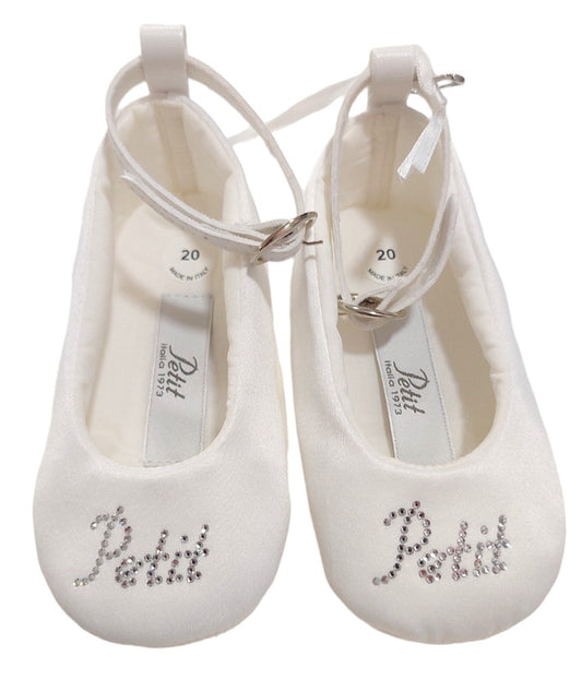 Scarpette Petit bimba con scritta