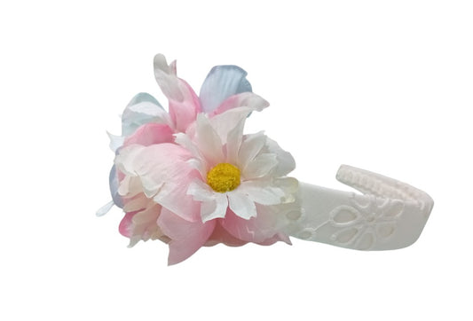 Coroncina Petit ragazza pizzo sangallo