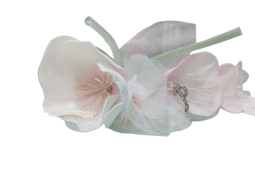 Coroncina Petit ragazza con orchidea