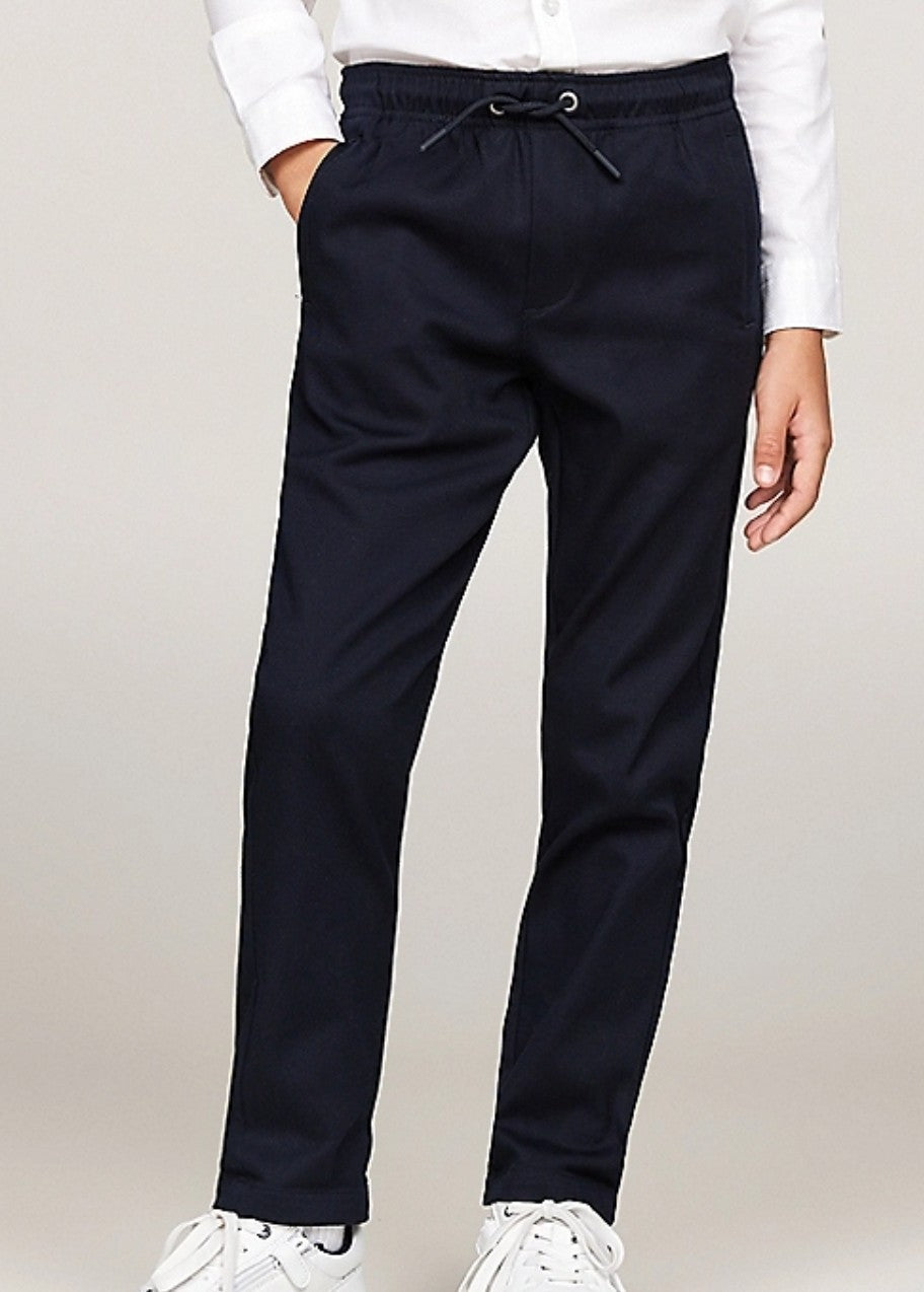 Pantalone straight fit senza chiusura con lacci  Tommy Hilfiger