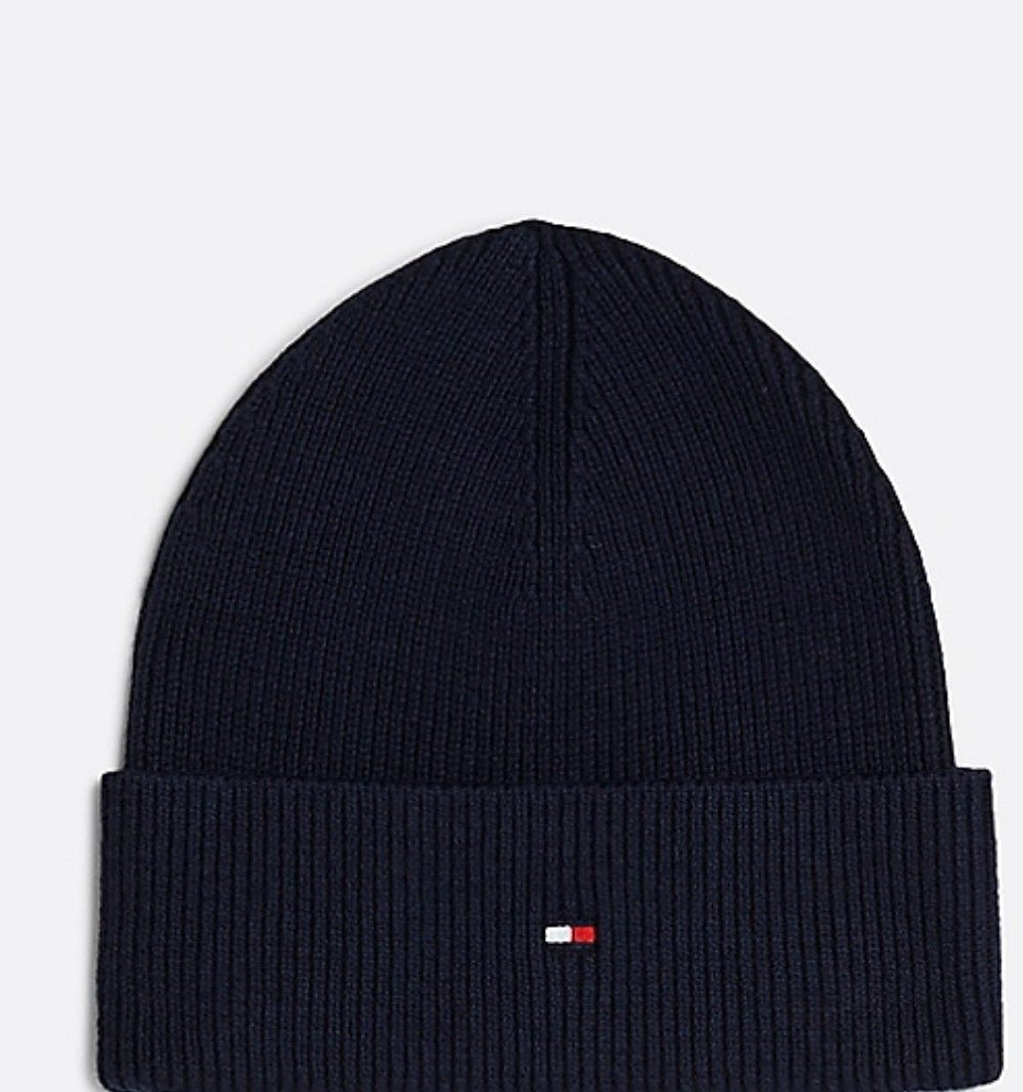 Berretto Essential con cashmere e bandierina Tommy Hilfiger - Child di Aurora Zonno