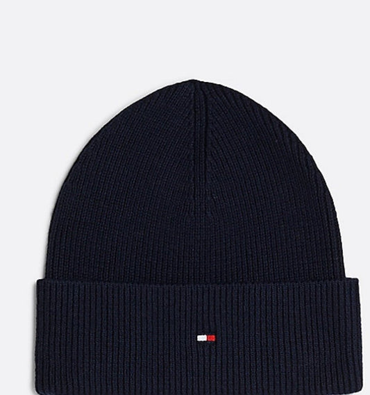 Berretto Essential con cashmere e bandierina Tommy Hilfiger - Child di Aurora Zonno