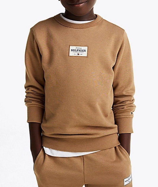 Felpa beige Tommy Hilfiger - Child di Aurora Zonno