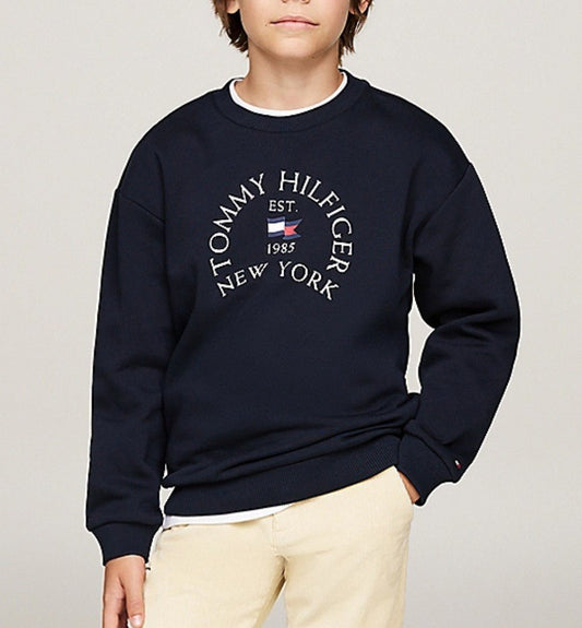 Felpa con logo Tommy Hilfiger - Child di Aurora Zonno