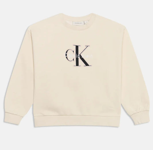 Felpa ragazza Calvin Klein