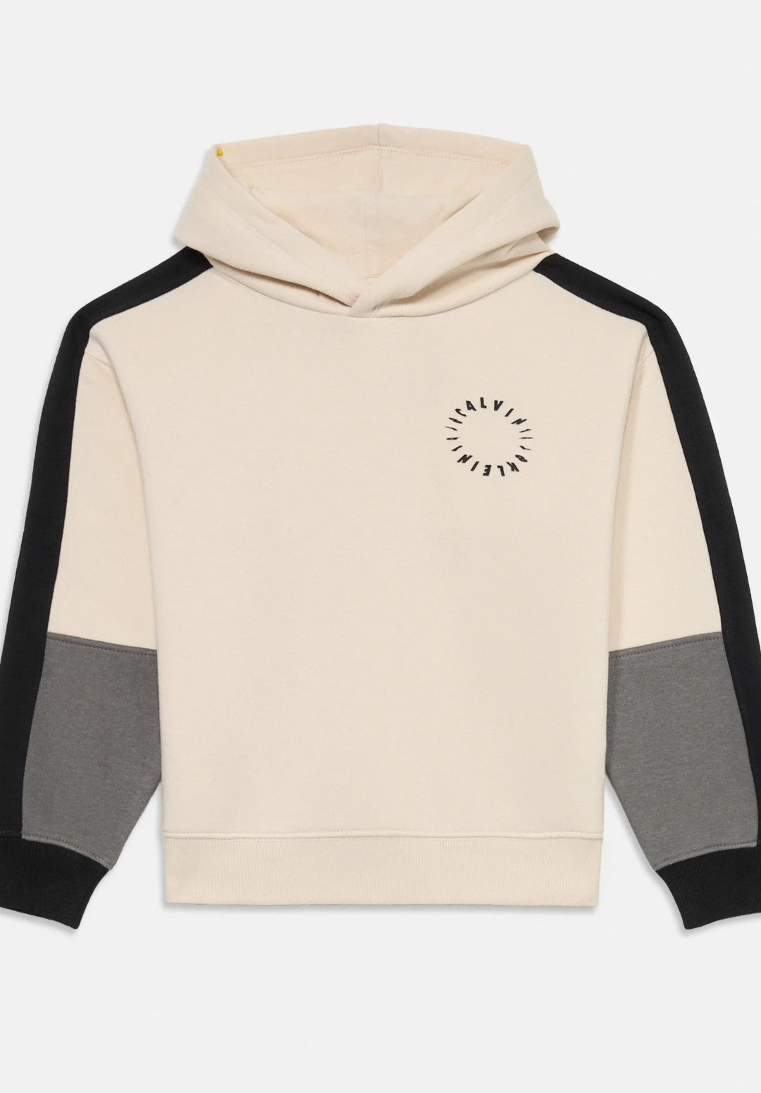 Felpa garzata con cappuccio Calvin Klein