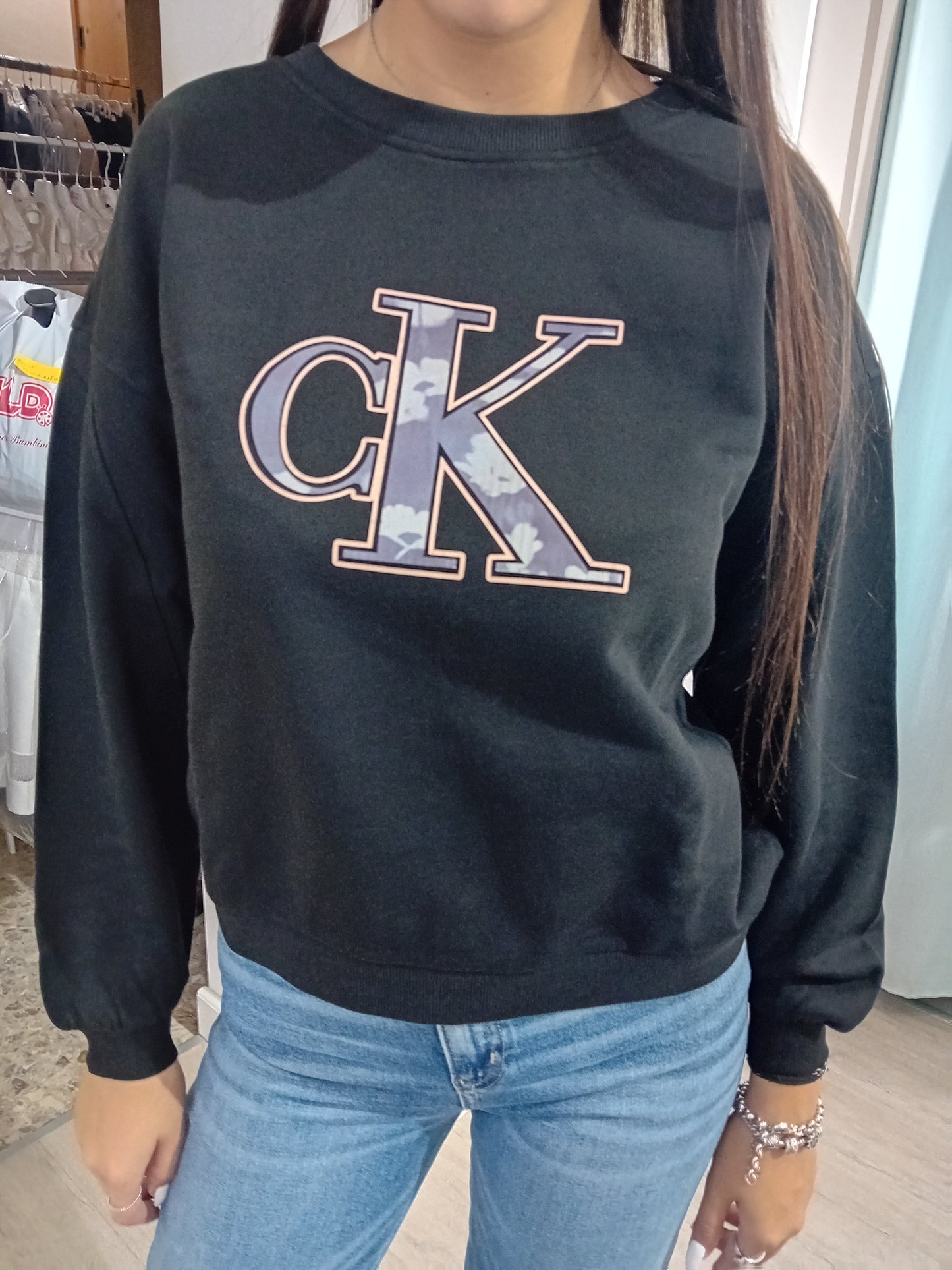 Felpa garzata Calvin Klein