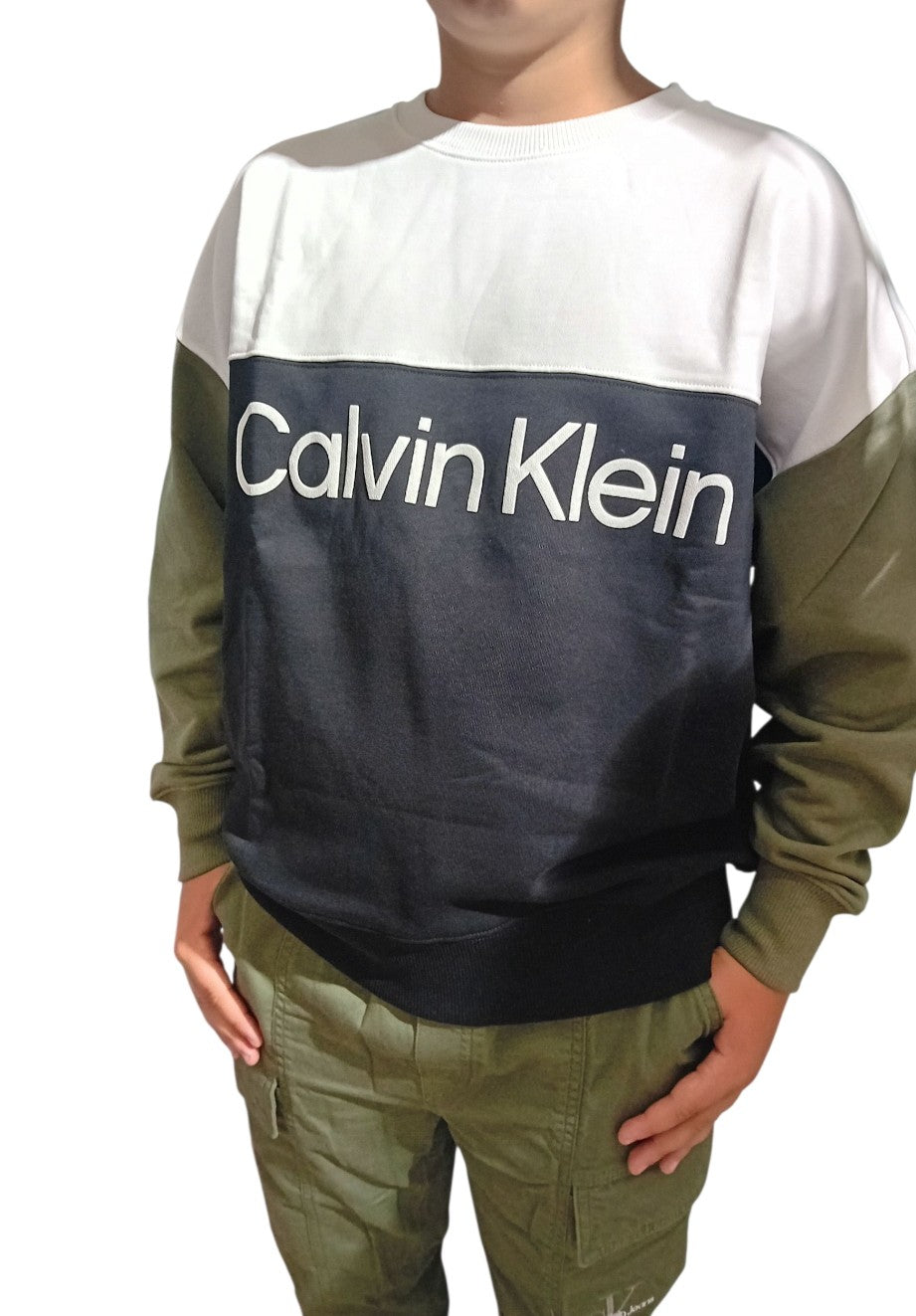 Felpa garzata Calvin Klein
